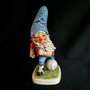 1975 Goebel Co-Boy "Bert" Soccer Player Gnome Figurine